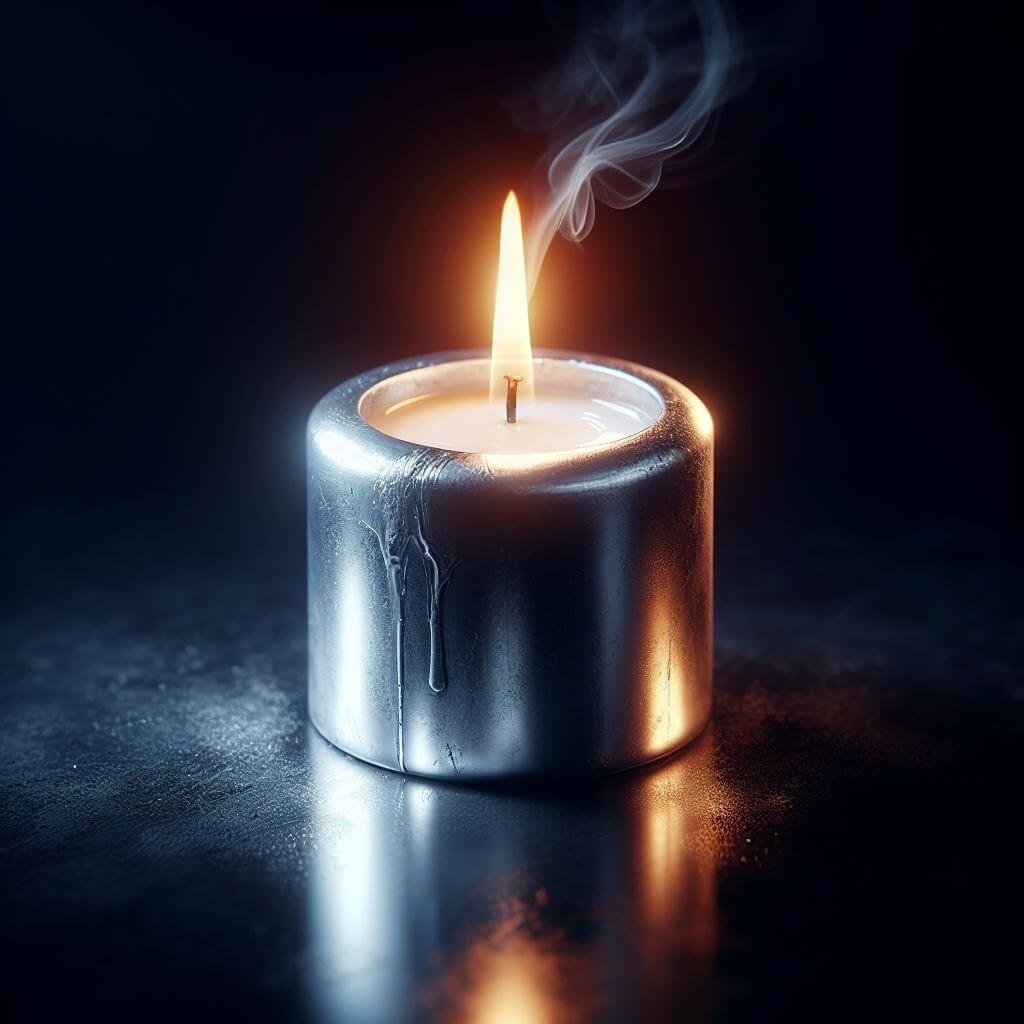 Flickering candle meaning