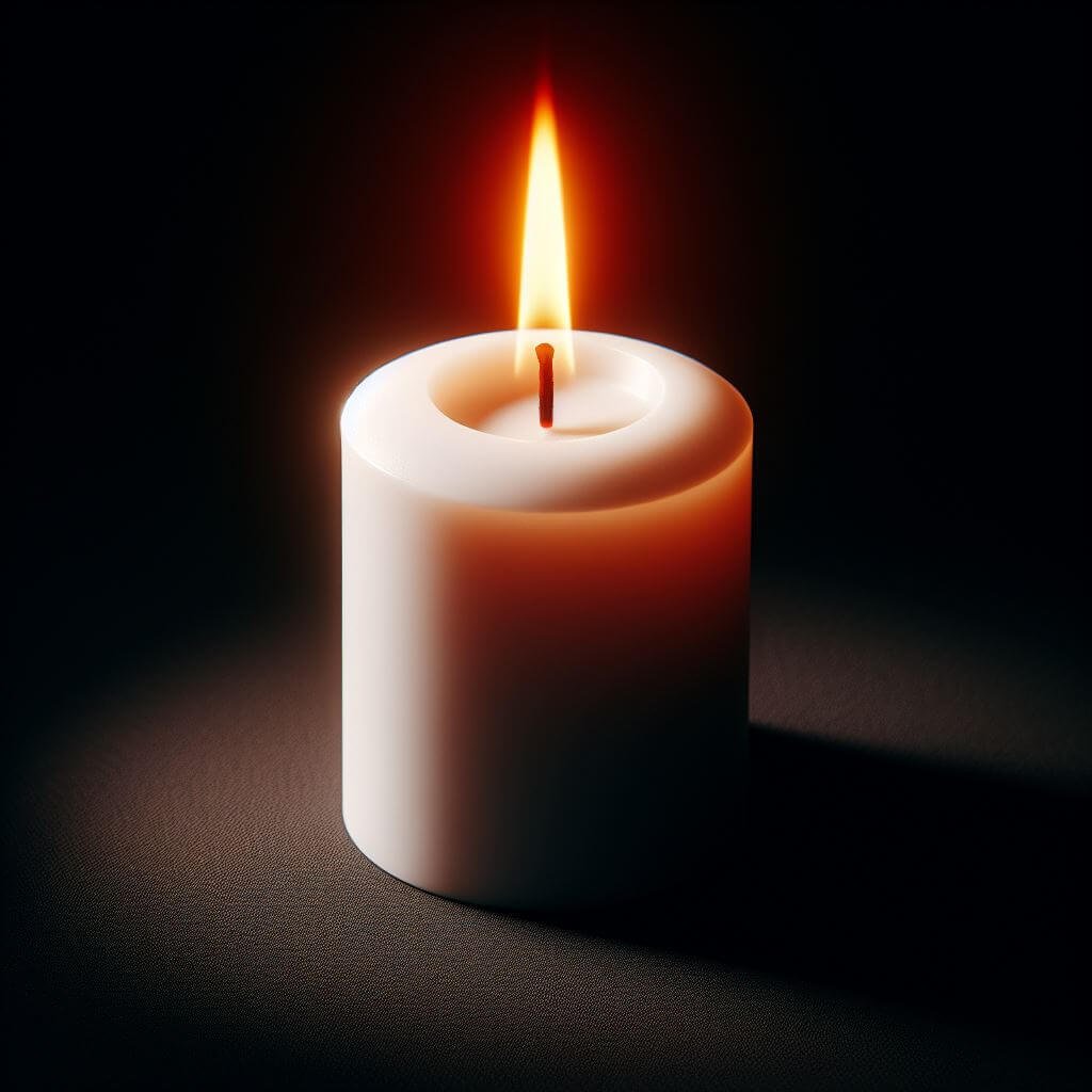 Flickering candle meaning