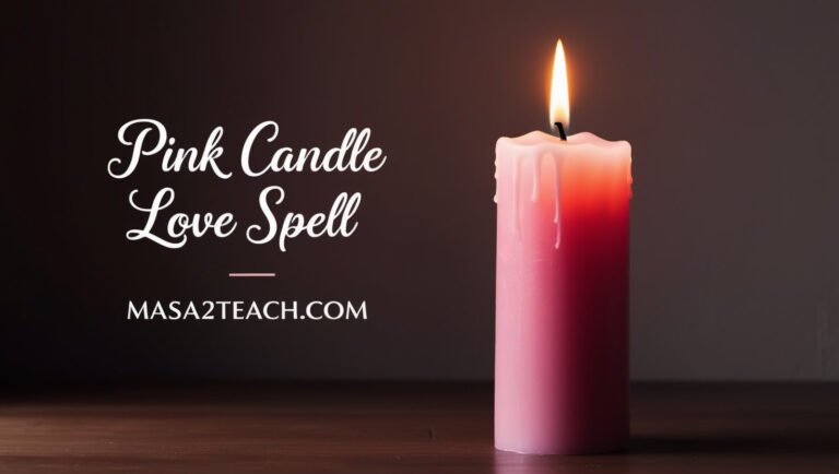 pink candle love spell