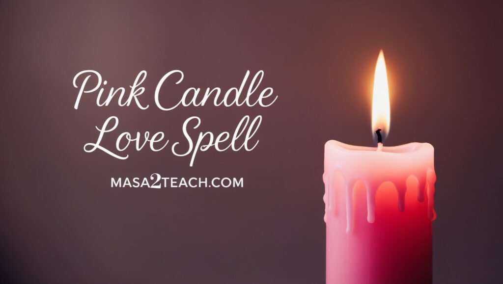 pink candle love spell