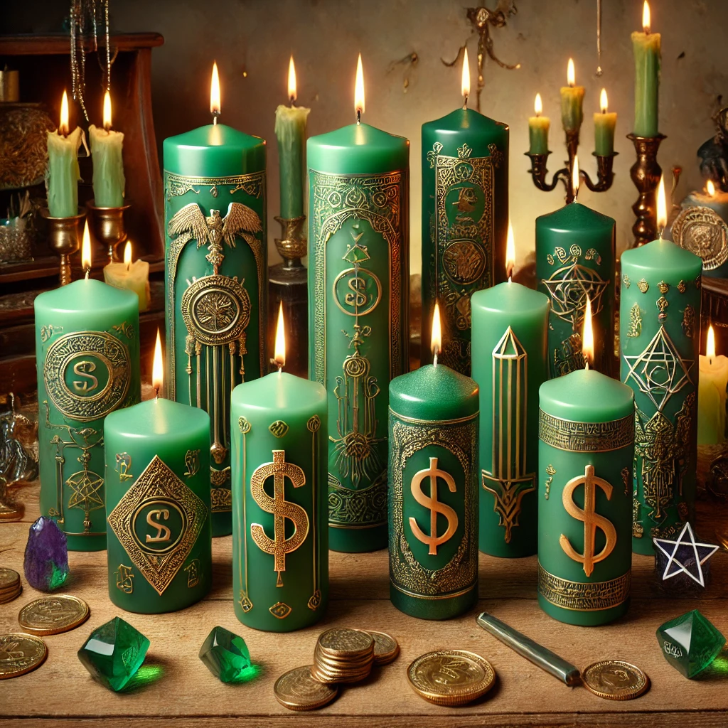 10 Best Green Candles for Money Spells