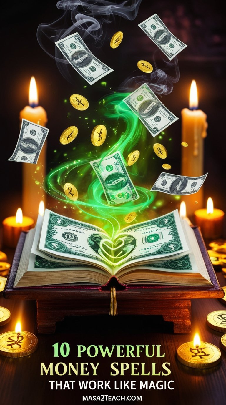 10 Powerful Money Spells That Work Like Magic