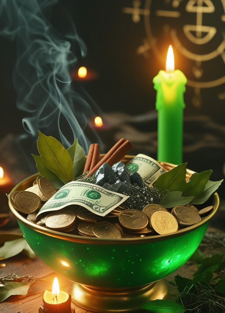 how to make a money bowl spell