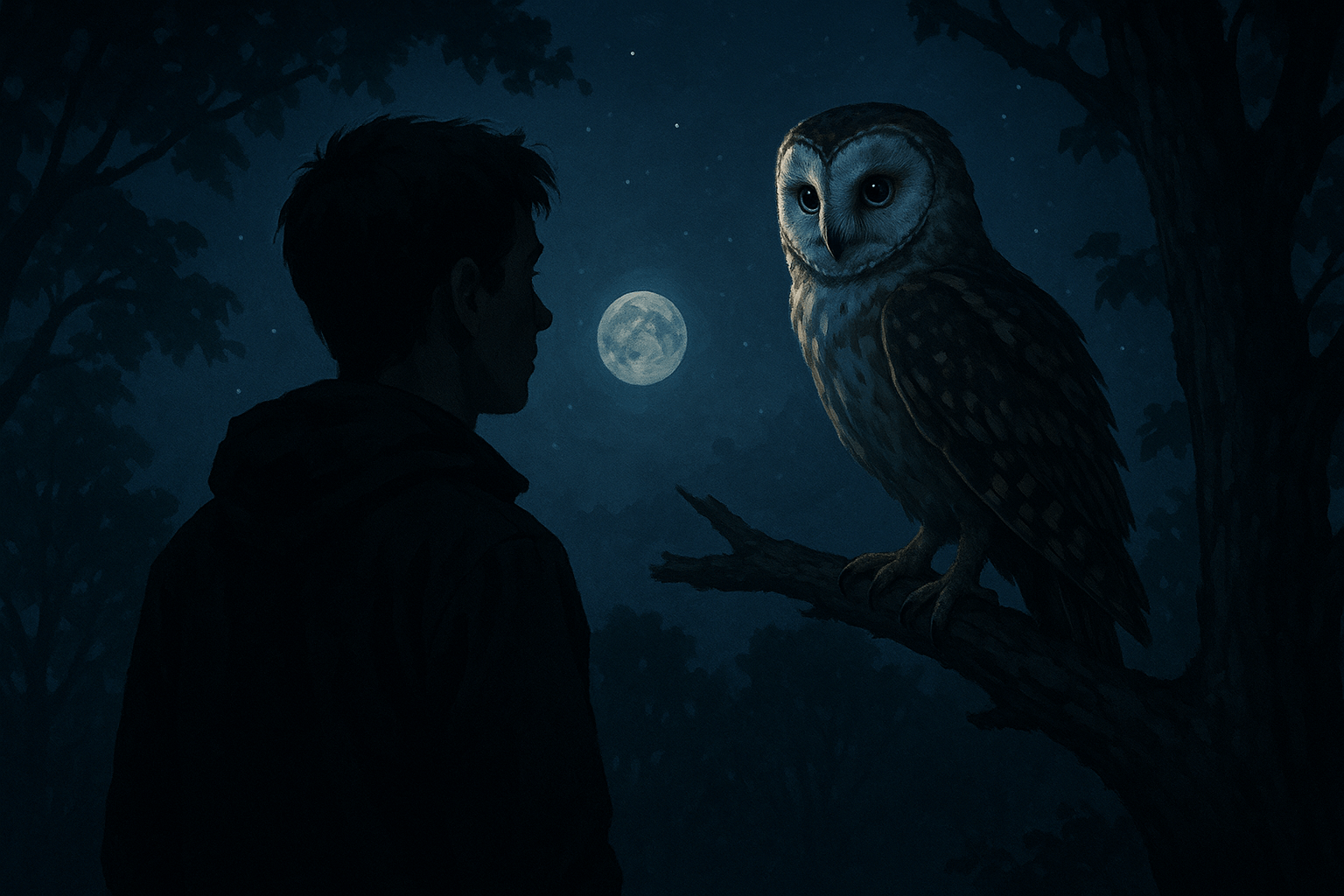 seeing an owl at night spiritual meaning