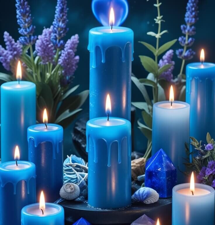 blue candle meaning
