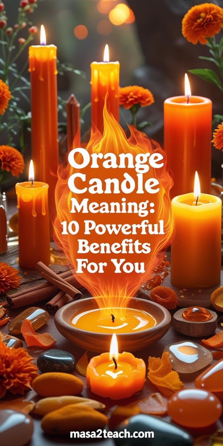 orange candle meaning