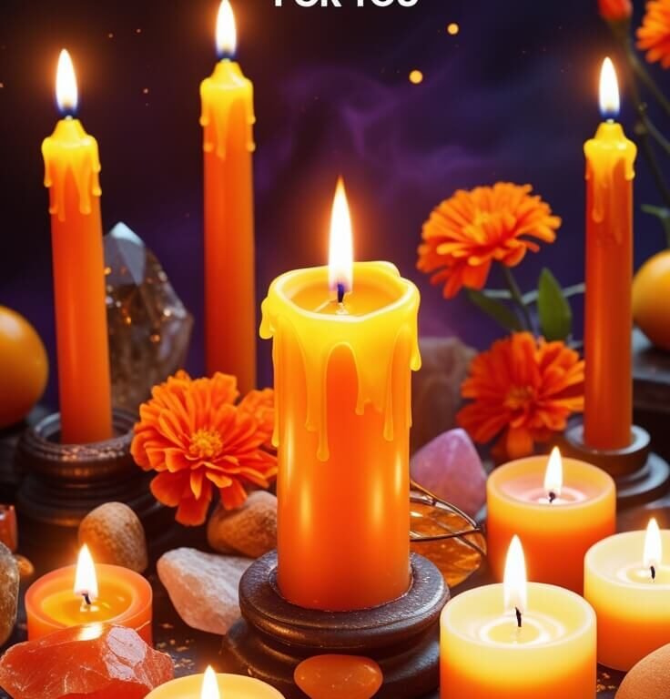 orange candle meaning