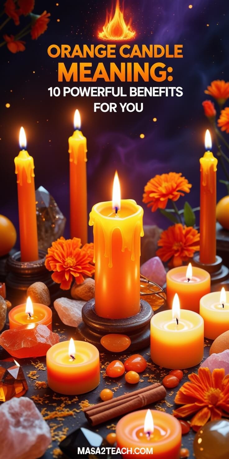 orange candle meaning