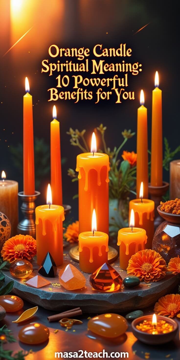 orange candle meaning