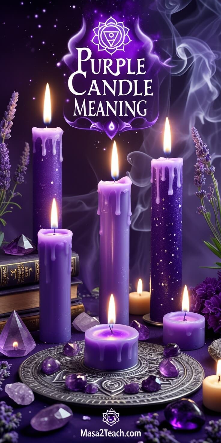 purple candle meaning