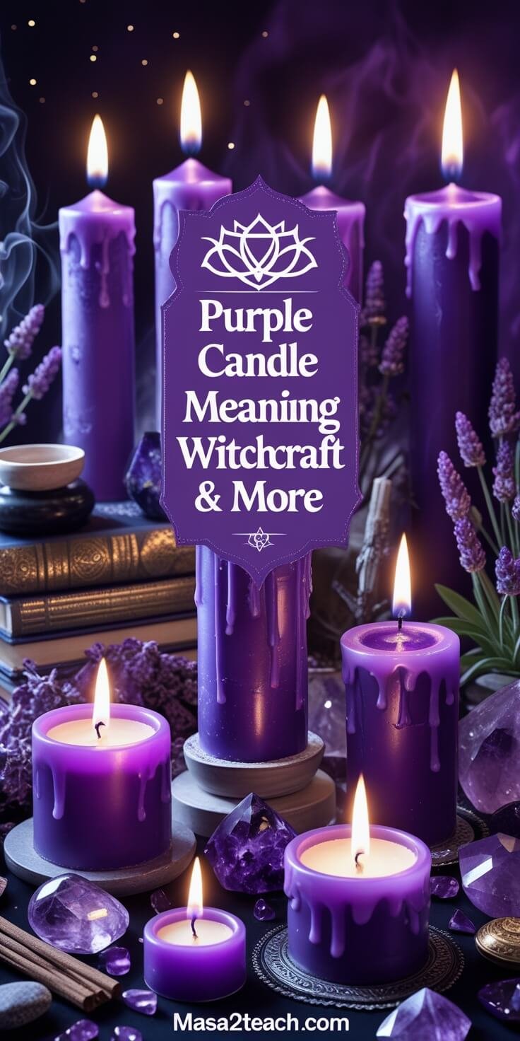 purple candle meaning