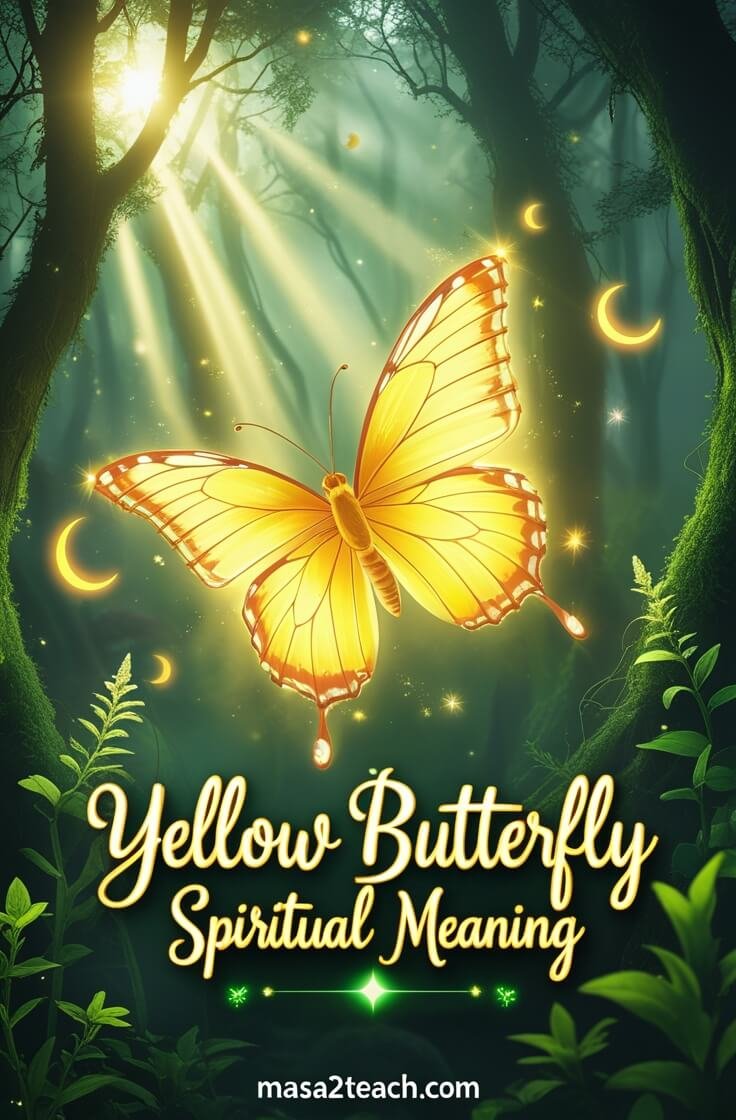 Yellow Butterfly Spiritual Meaning