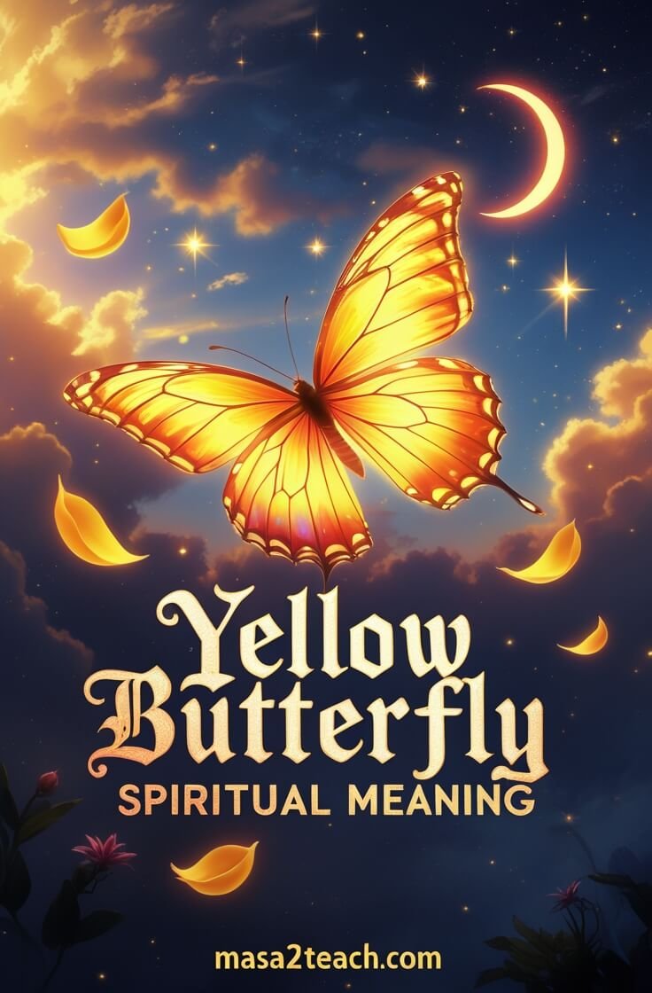 Yellow Butterfly Spiritual Meaning