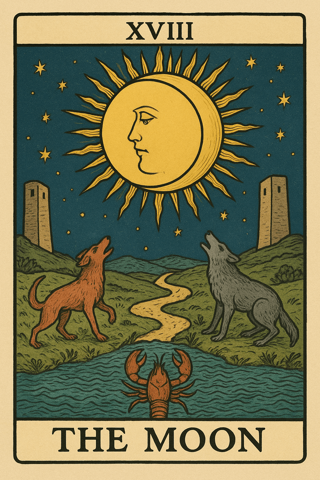 the moon tarot