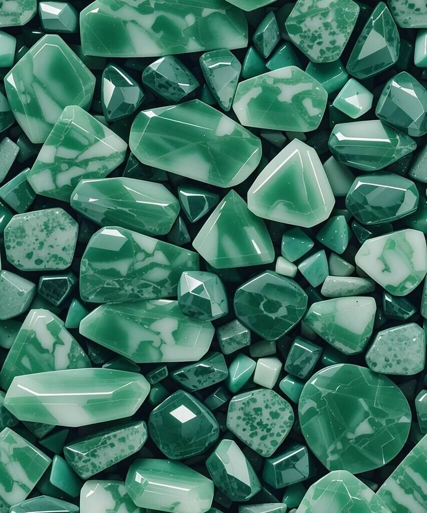 Jade healing crystal