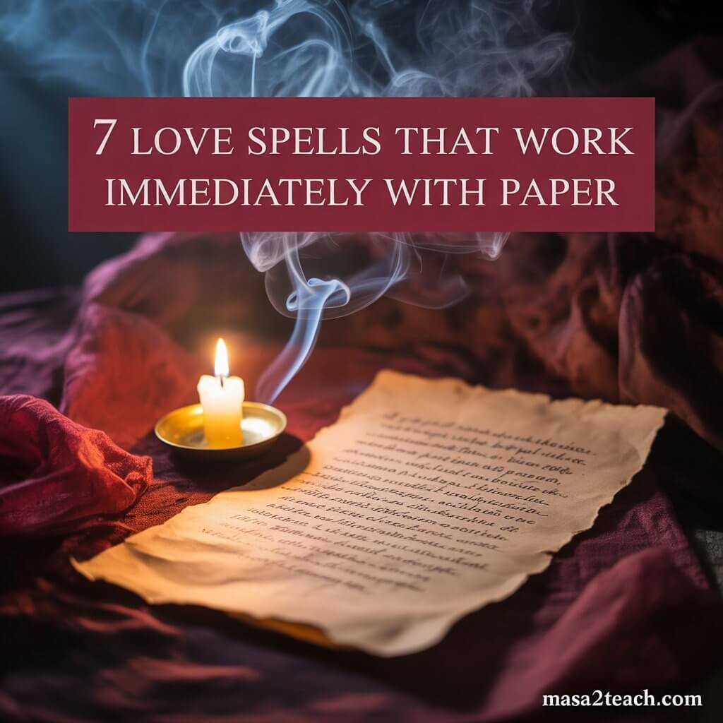 7 Love Spells That Work Immediately With Paper