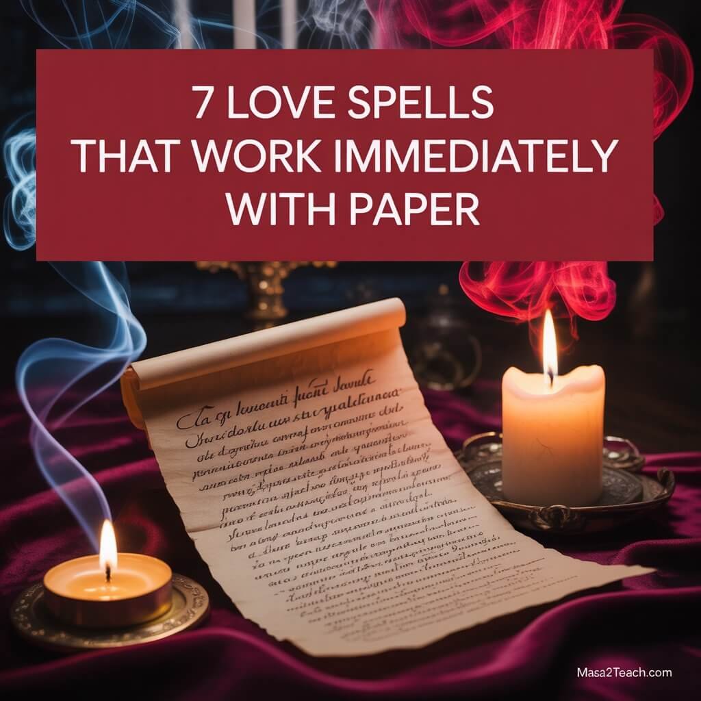 7 Love Spells That Work Immediately With Paper