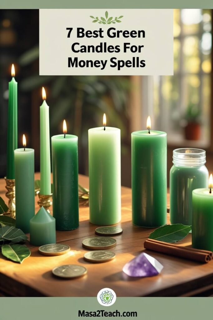 Best green candles for money spells.