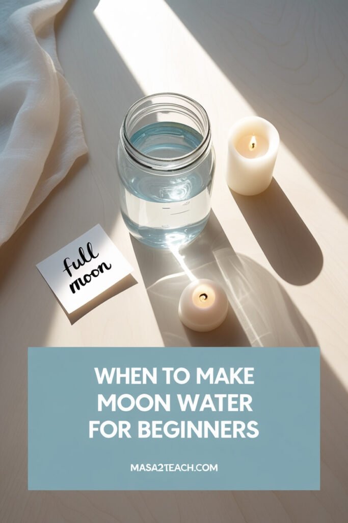 Can You Make Moon Water Anytime