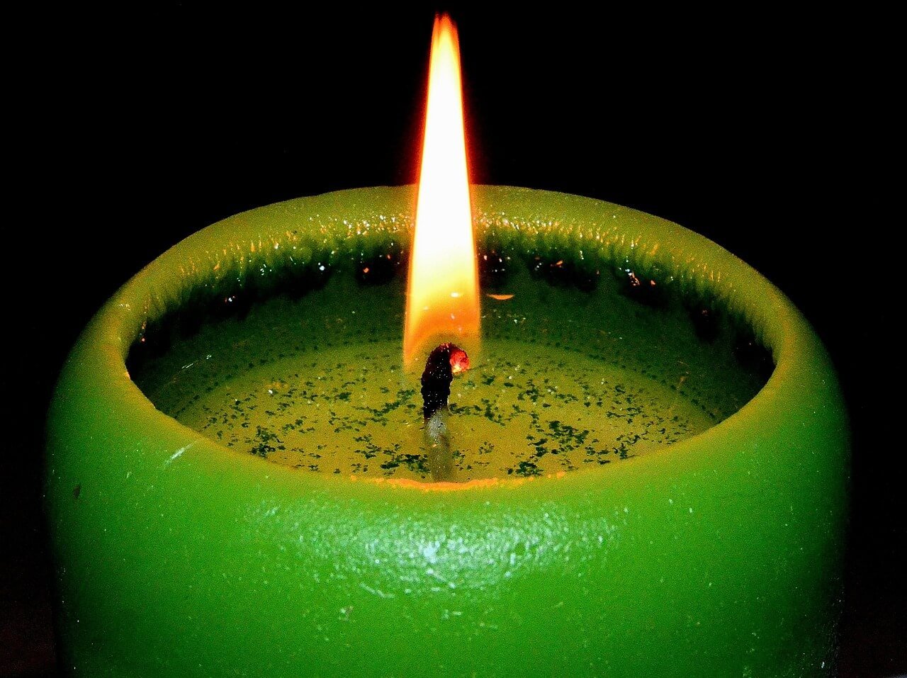 Green Candle Money Spell