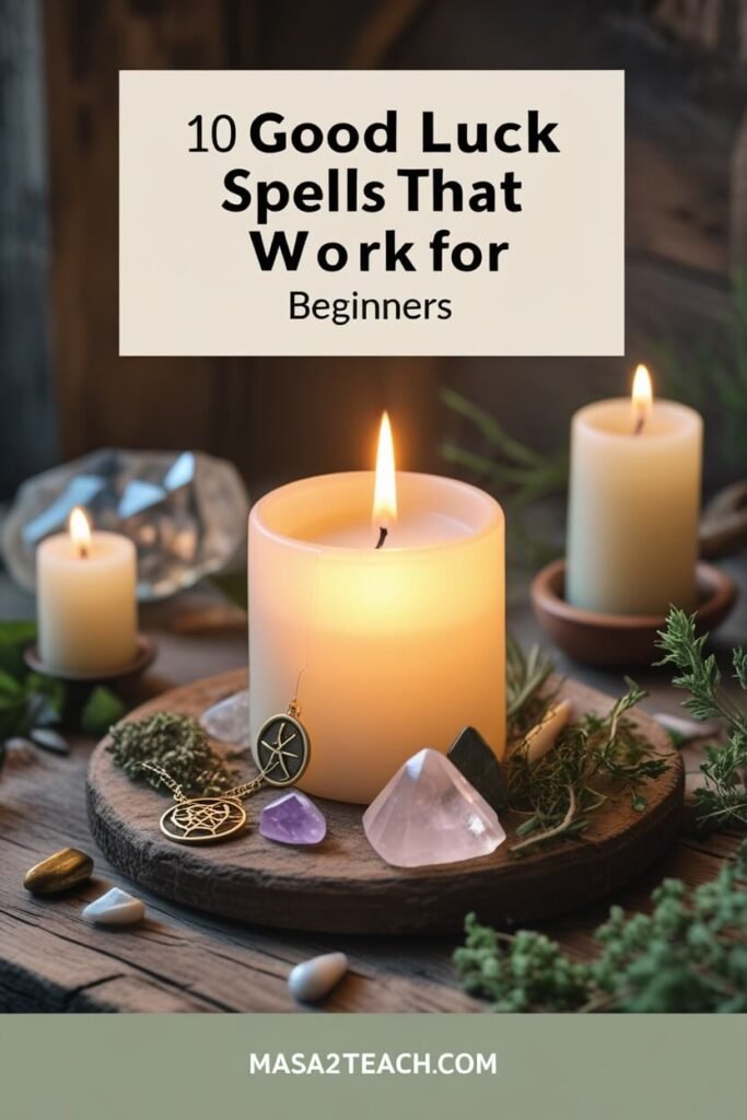 What To Do Before You Cast Good Luck Spells