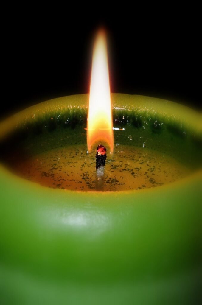 best green candles for money spells