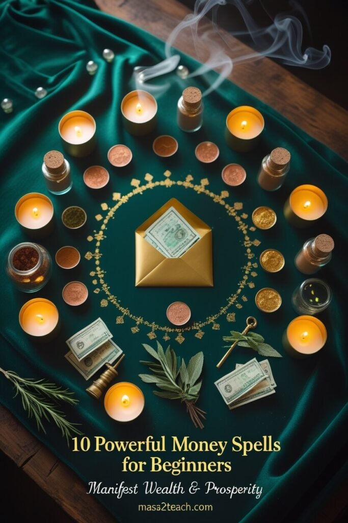 8 powerful money spells for beginners