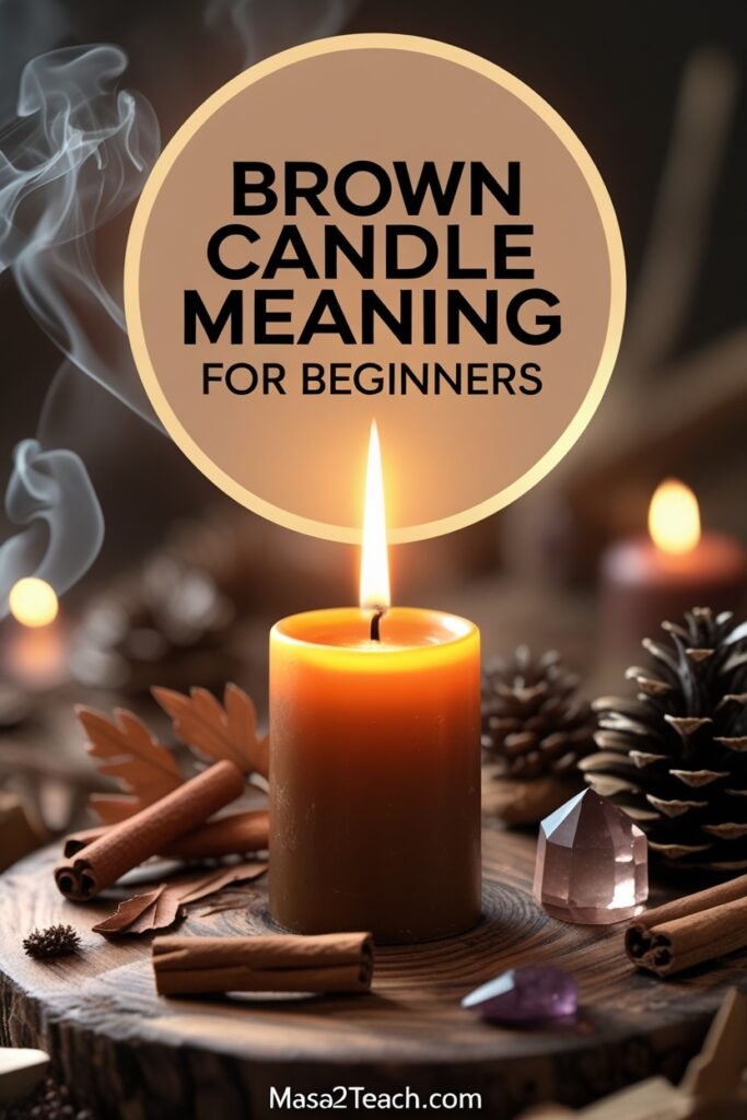 Brown Candle Meaning for Home Protection