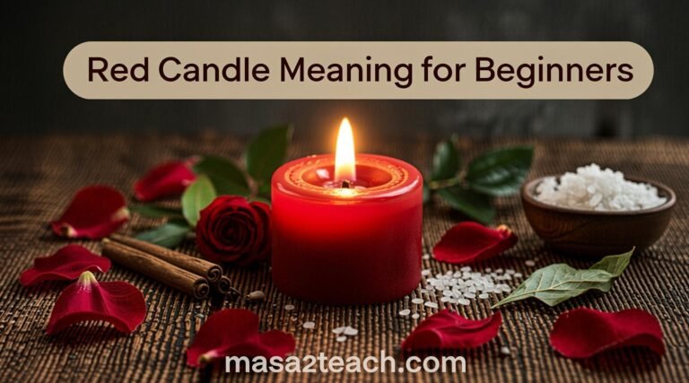 Red Candle Meaning Witchcraft