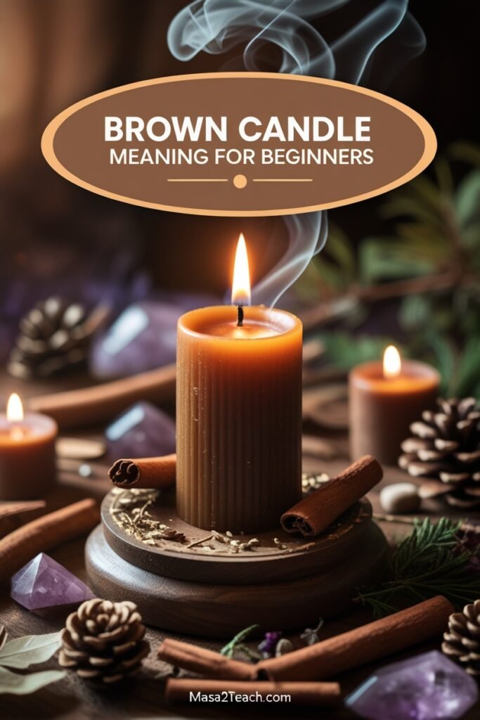 Chocolate Brown Candle Meaning