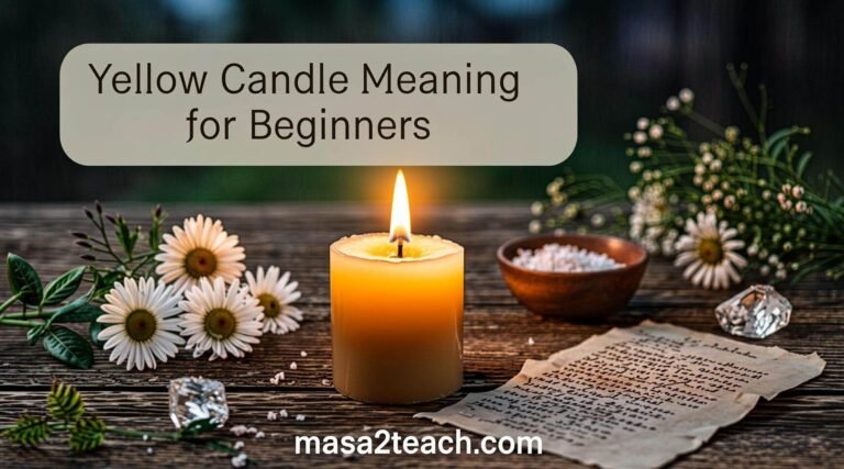 Yellow Candle Meaning
