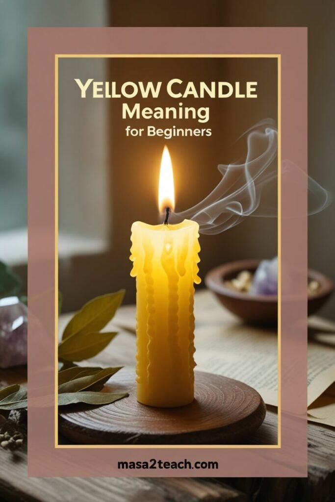 Yellow Candle Meaning in Witchcraft